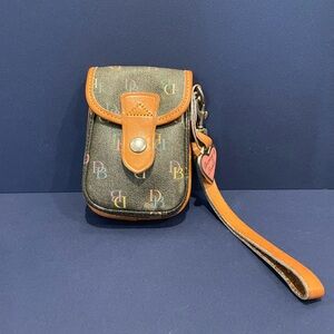 Dooney & Bourke Pink Heart Charm Wristlet